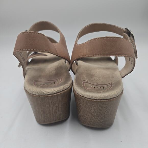 Dansko Sacha Tan Burnished Leather Women's Comfort Sandal - EU 40 US 9.5 - Picture 6 of 9